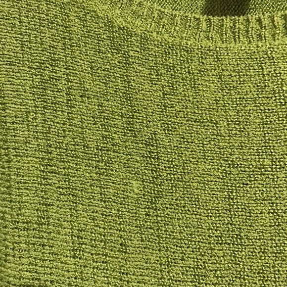 Soft Surroundings Green Knit Sweater Dress Tunic - Picture 4 of 6